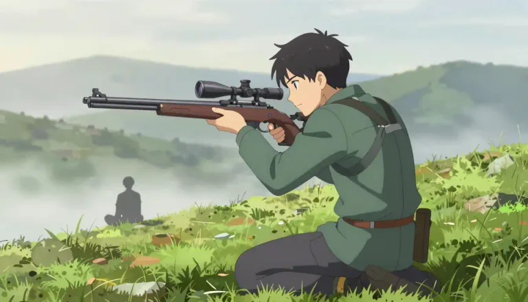 Visual representation of "sharpshooter" - A person who is highly skilled in shooting