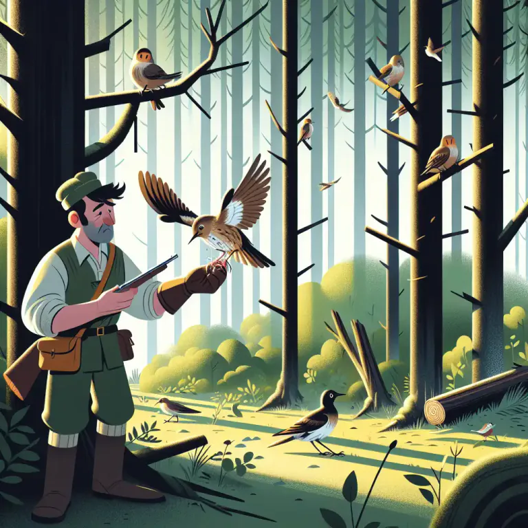 Visual representation of "birdlime" - To catch or trap birds using a sticky substance