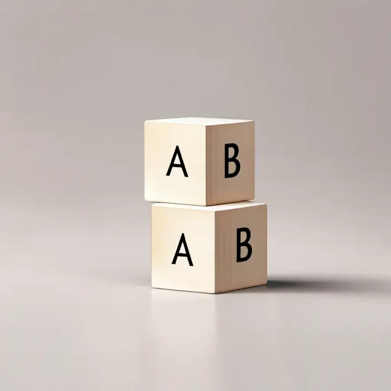 Visual representation of "delta" - A change or difference in something