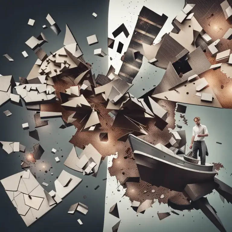 Visual representation of "be the end" - To be the final outcome or result of a process, situation or series of events.