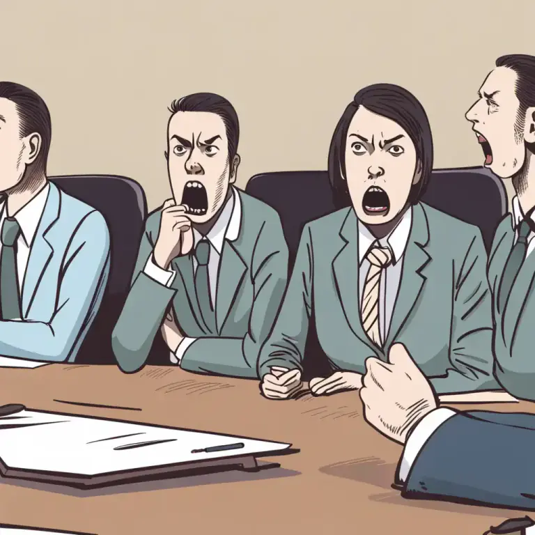 Visual representation of "hold your tongue/peace" - To stop oneself from speaking, typically due to discretion or prudence