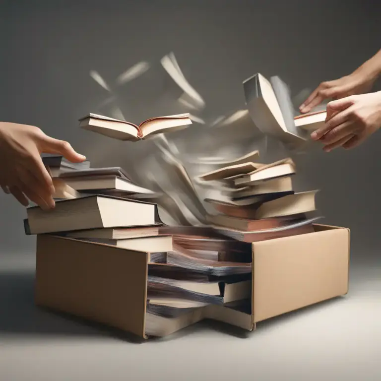 Visual representation of "throw in" - To put something quickly into a place