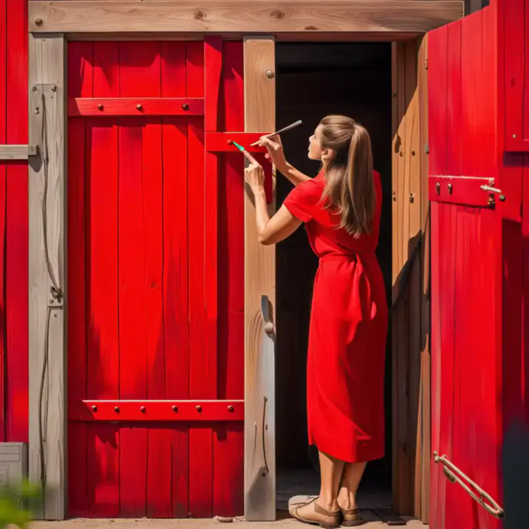Visual representation of "stile" - The vertical piece in a door or window frame.