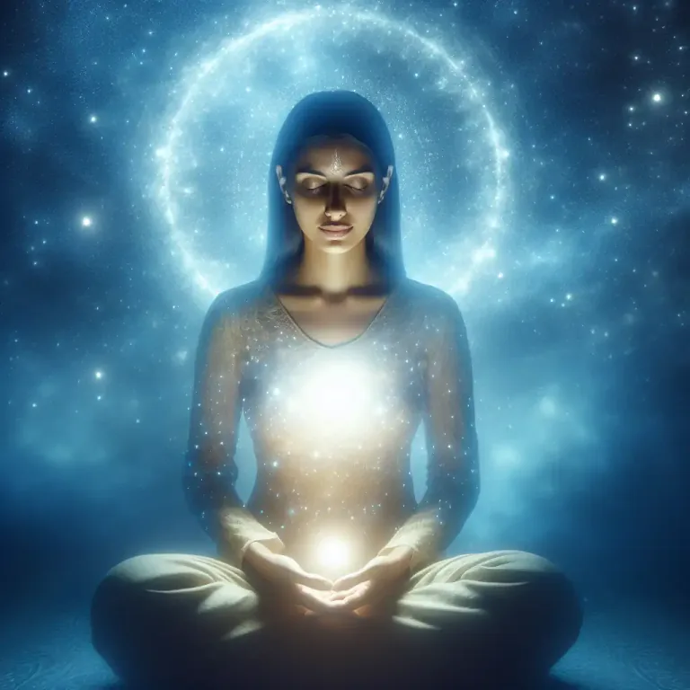 Visual representation of "brahman" - The ultimate, unchanging reality in the universe, according to Hindu philosophy.
