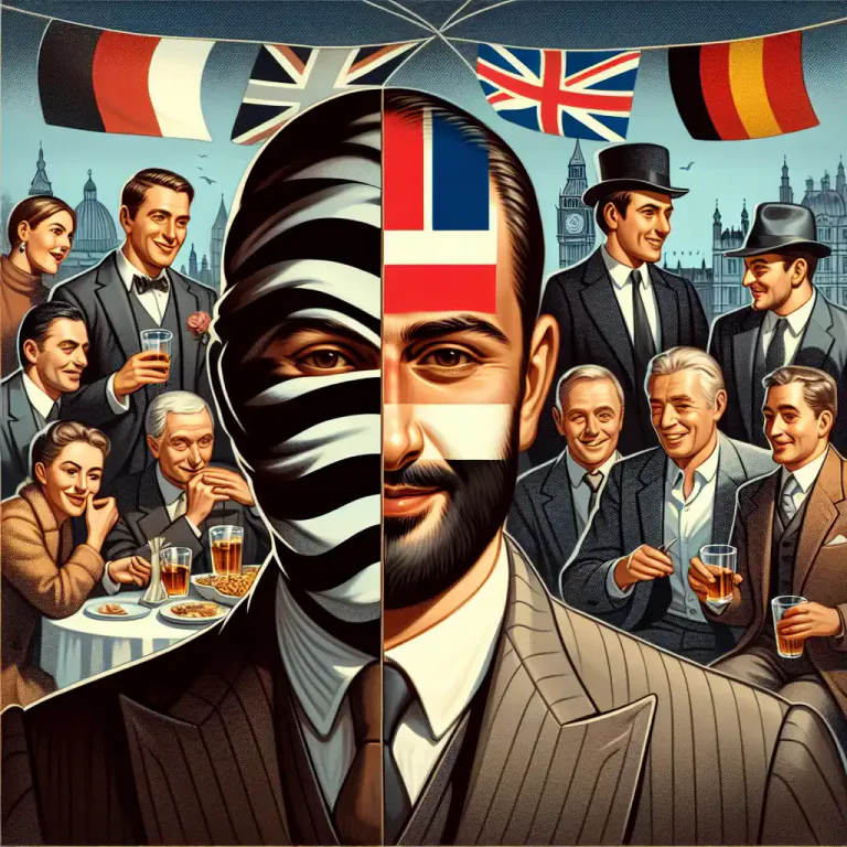 Visual representation of "imposture" - A false or assumed identity