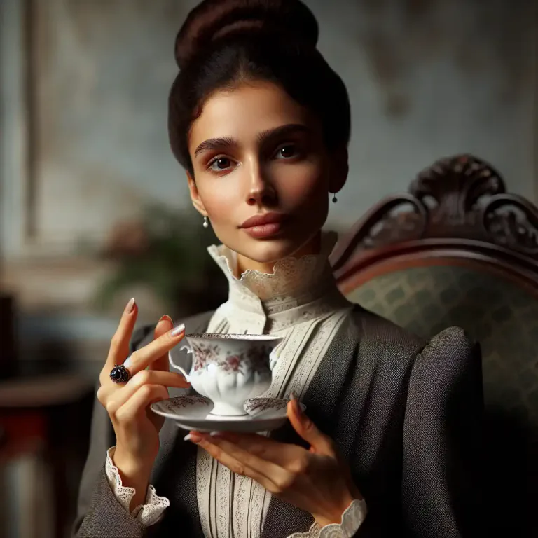 Visual representation of "prim" - Very precise and formal