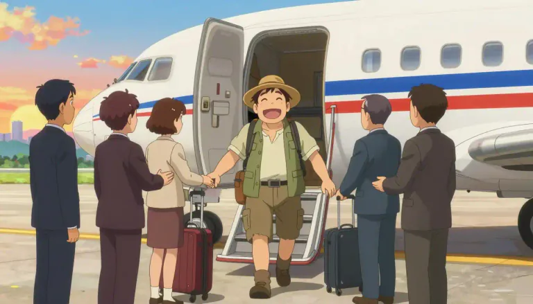 Visual representation of "repatriate" - To bring someone back to their own country