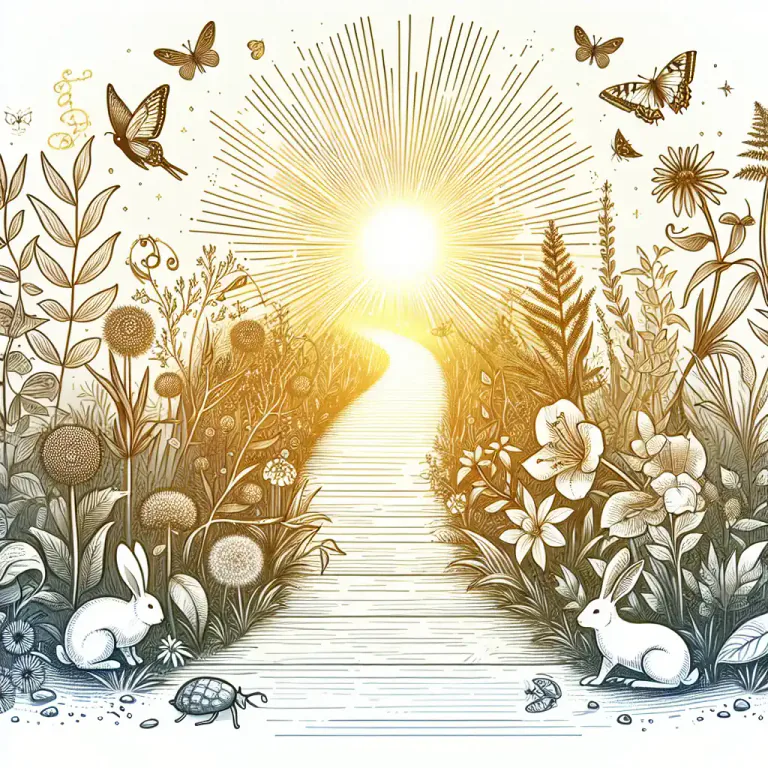Visual representation of "teleology" - The belief in or the perception of purposeful development towards an end, as in nature or history