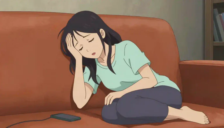 Visual representation of "malaise" - A general feeling of being uncomfortable, unhappy or not well