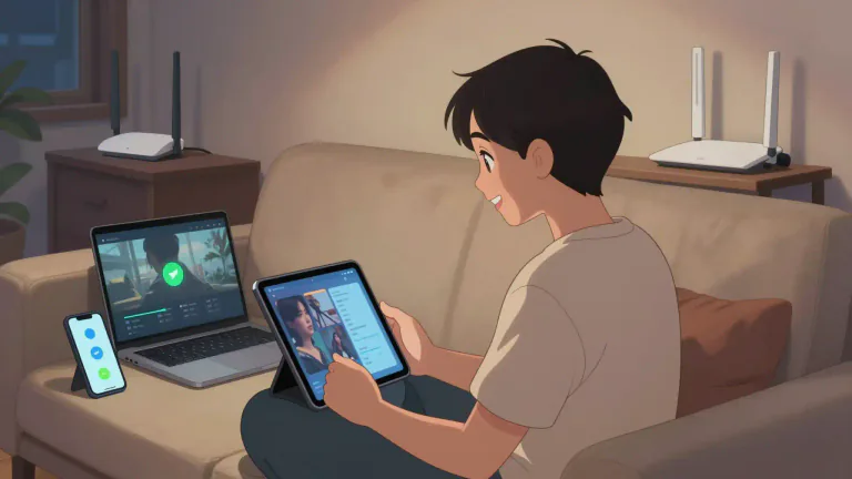 Visual representation of "offline" - To do something without being connected to the internet