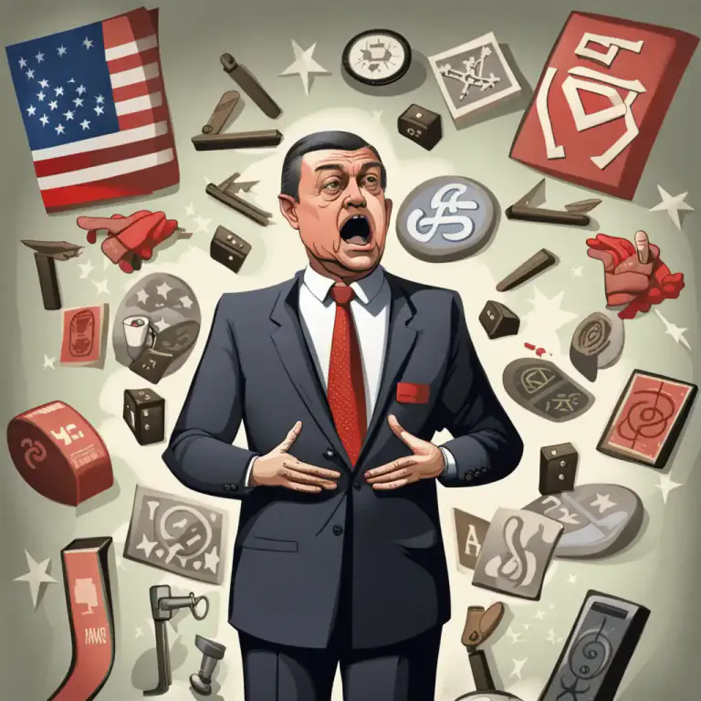 Visual representation of "down and dirty" - Showing a lack of moral standards