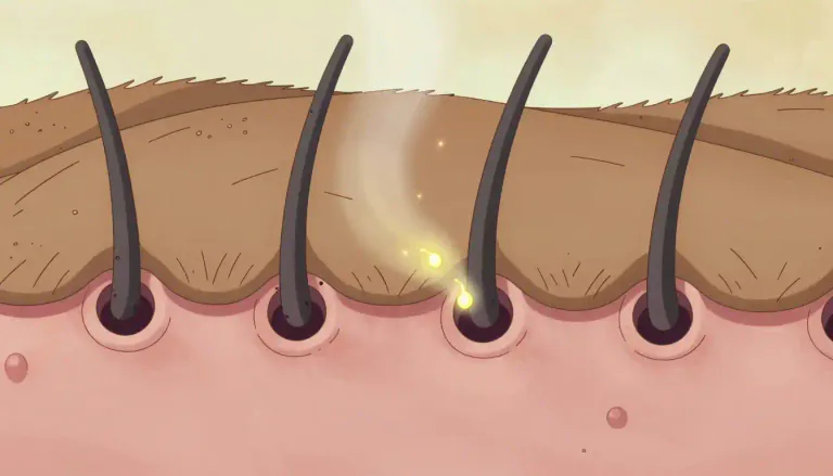 Visual representation of "apocrine" - Apocrine can also describe a type of hormonal secretion in some animals that works similarly to the glands in humans.