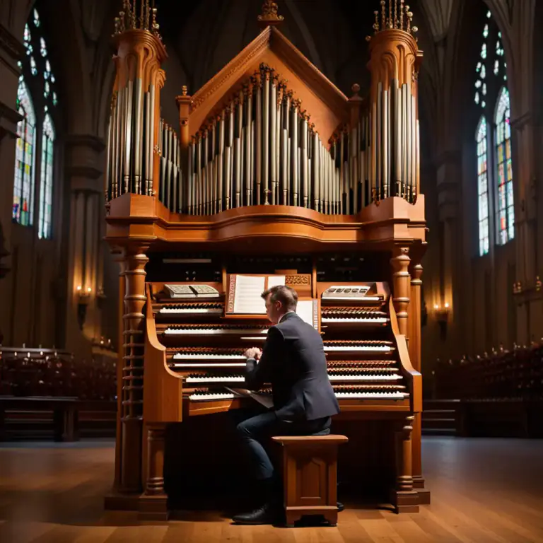 Visual representation of "organ" - A type of musical instrument that has many pipes to make sound.