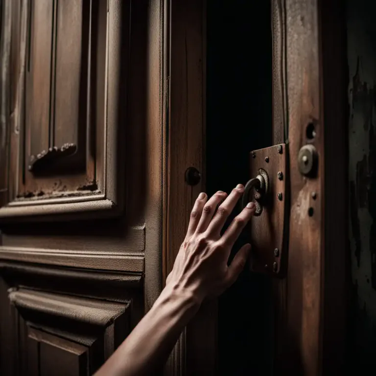 Visual representation of "creak" - A high, sharp sound made by an object that is being moved or used (often used for old doors or furniture).