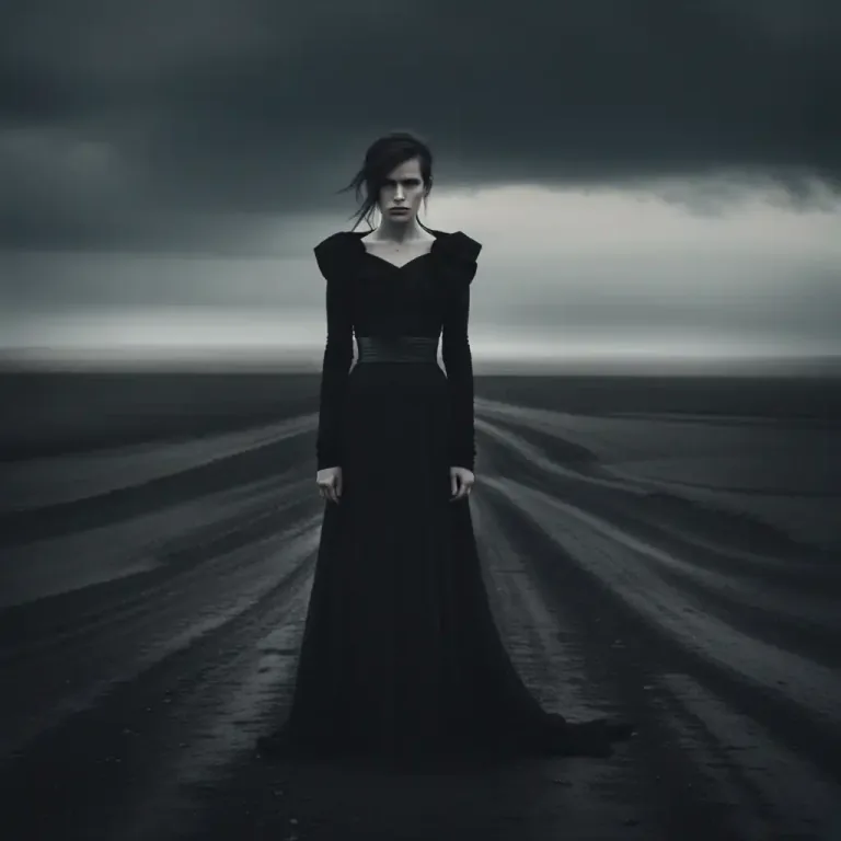 Visual representation of "wintry" - Feeling or appearing gloomy, bleak, or desolate