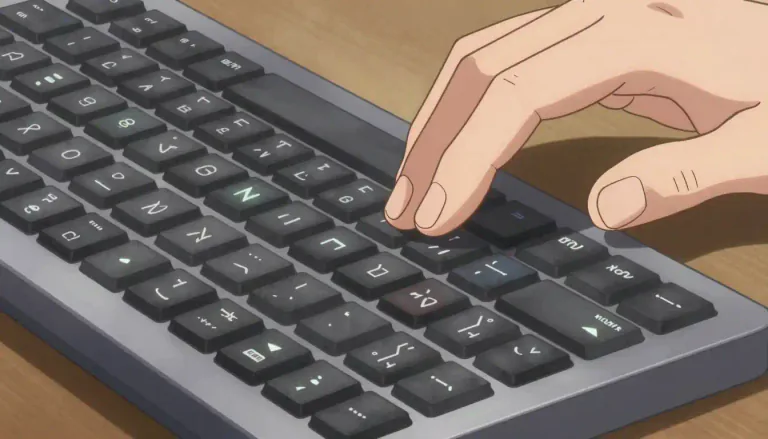 Visual representation of "keyboard" - A panel of keys that operate a computer or typewriter