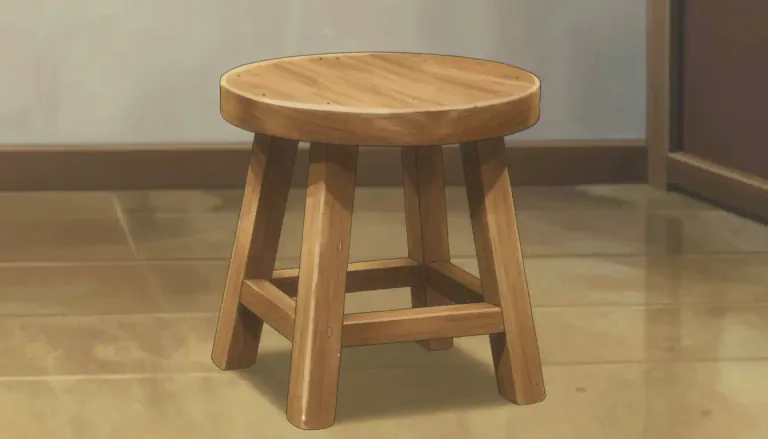 Visual representation of "stool" - A seat with no back or arms, often for one person