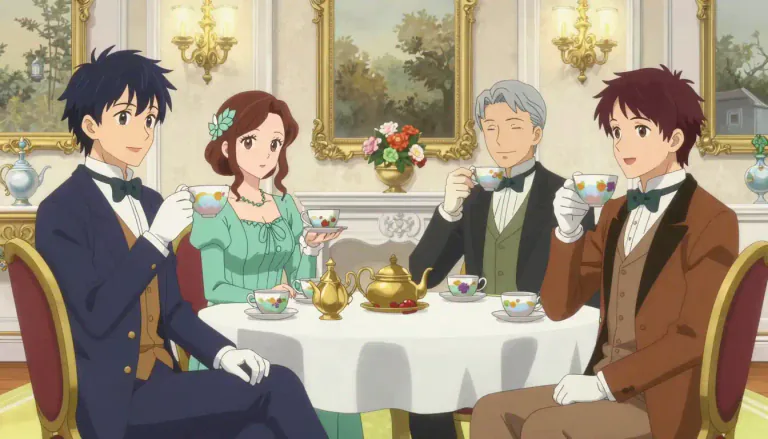Visual representation of "genteel" - Polite, refined, or respectable, often in an affected or ostentatious way
