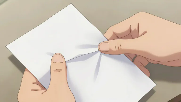 Visual representation of "fold" - To bend over or double up so that one part covers another.