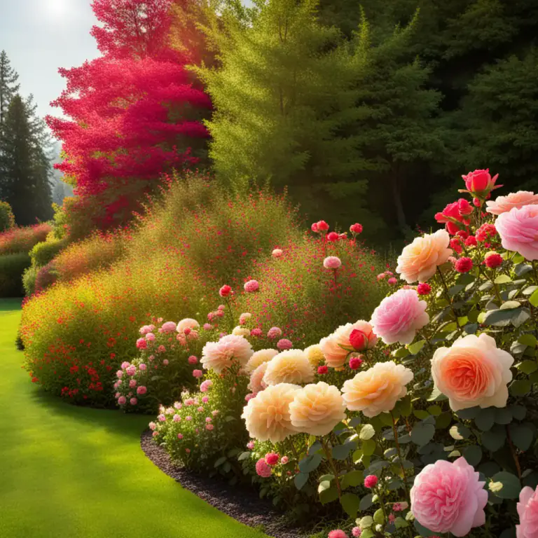 Visual representation of "border" - A strip of ground along the edge of a lawn for planting flowers or shrubs.