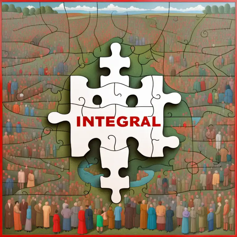 Visual representation of "integral" - Included as part of the whole