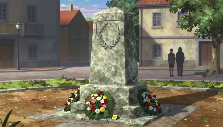 Visual representation of "cenotaph" - A monument built to honor people whose remains are elsewhere, especially those who died in war.