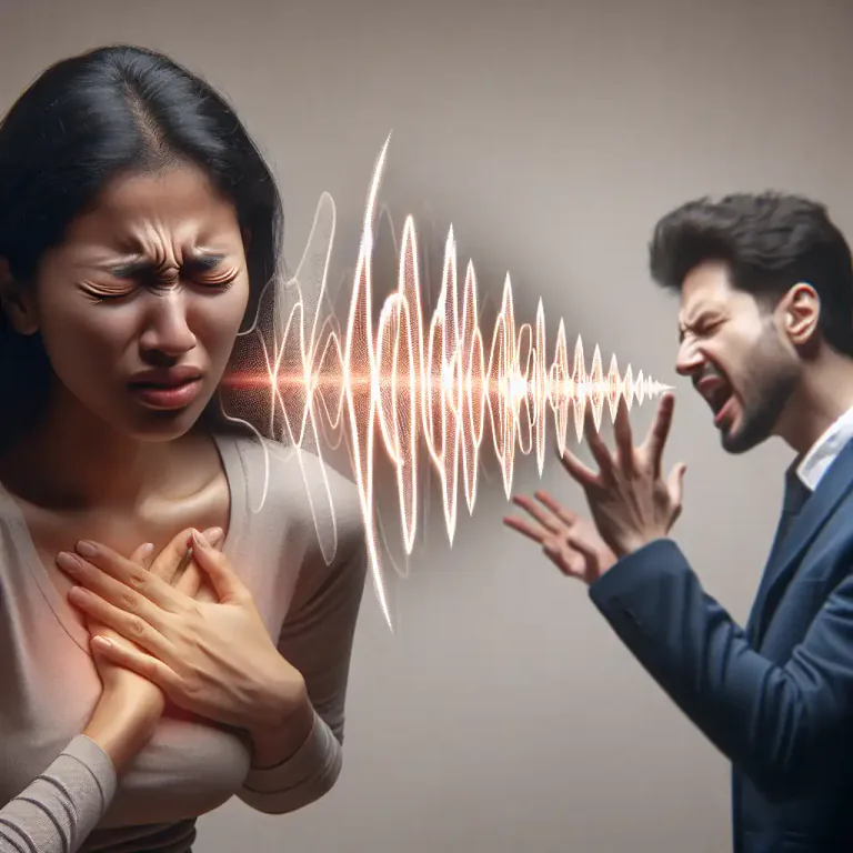 Visual representation of "sting" - A sharp hurtful sensation or feeling.