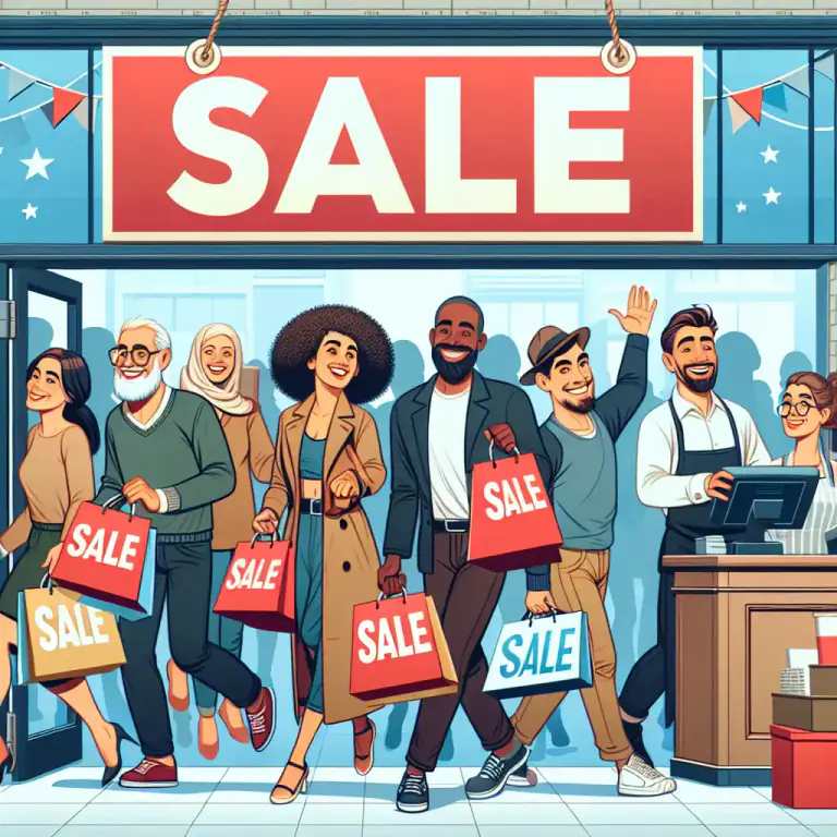 Visual representation of "discount" - to sell stock at a reduced price in order to encourage buyers