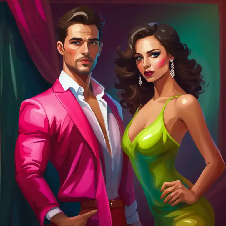 Visual representation of "tart yourself up" - To dress or make up in a way that makes you look more attractive, often in a cheap or overly noticeable way.