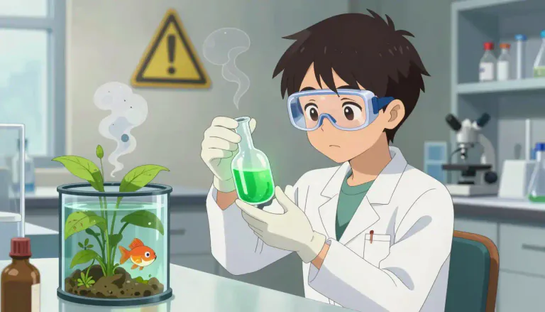 Visual representation of "toxicology" - The study of harmful effects of chemicals on humans, animals, and environment.