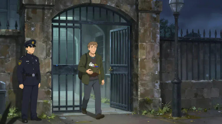 Visual representation of "nick" - A term used in the UK for jail or prison.