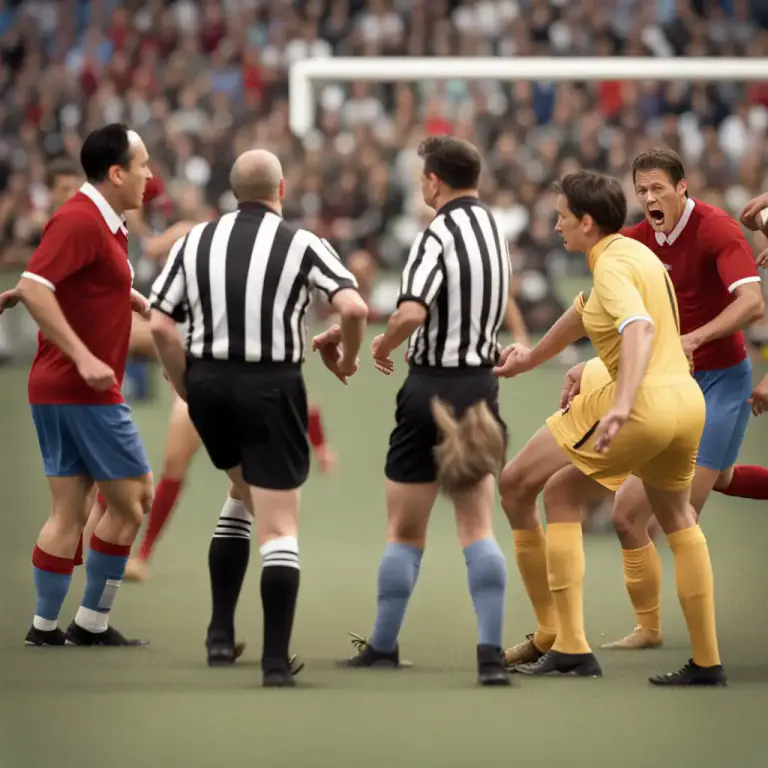 Visual representation of "play on" - In sports, it refers to referees allowing the game to continue when a foul might have occurred