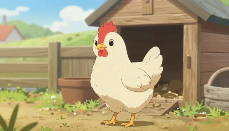 Visual representation of "pullet" - A young hen, especially one less than a year old