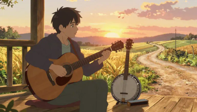 Visual representation of "rootsy" - Having a basic and original style or character, especially relates to music, referring to folk, country, blues or other genres originated from cultural traditions.