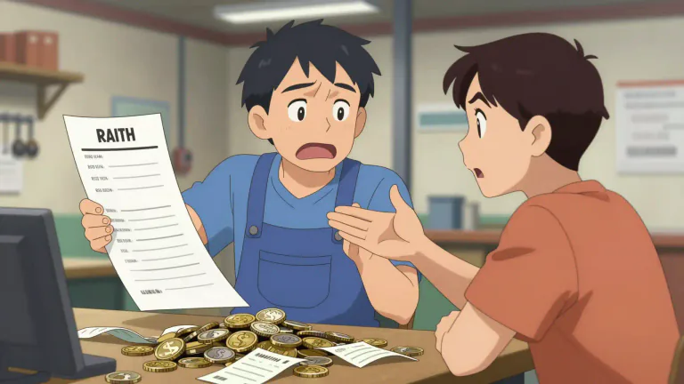 Visual representation of "overcharge" - To ask too much money for something