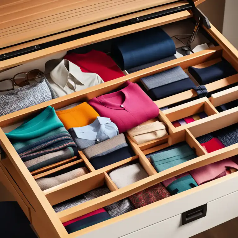 Visual representation of "bureau" - A chest of drawers used for storing clothes and personal items.