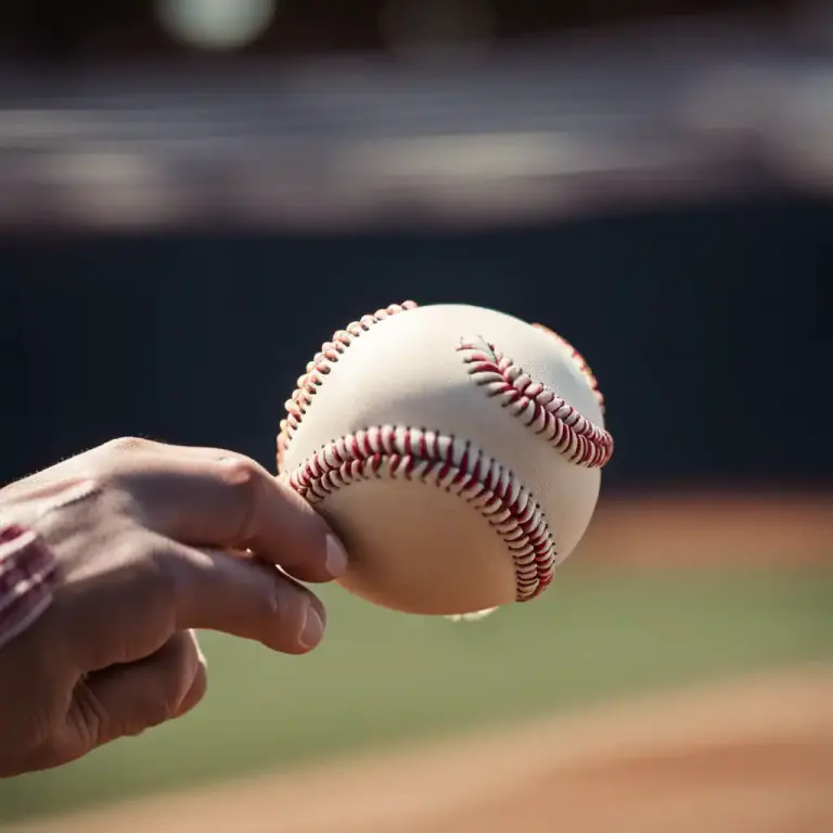 Visual representation of "baseball" - The ball used in the sport of baseball.