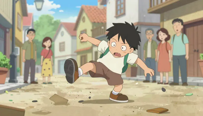 Visual representation of "clodhopper" - A person who is clumsy or awkward