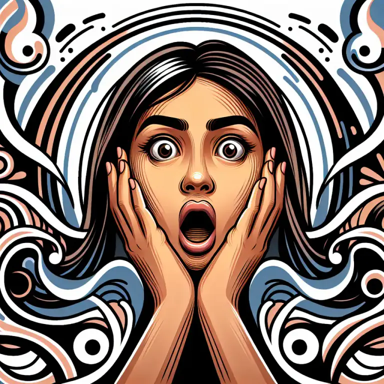Visual representation of "why" - Used to express surprise, anger, disbelief, or amusement.