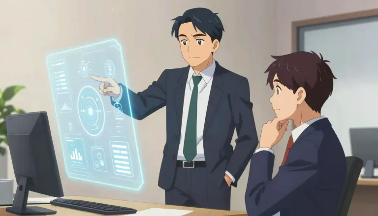 Visual representation of "consultant" - A person who gives expert advice to a person or organization in a particular field