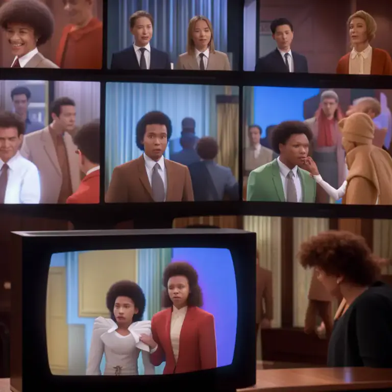 Visual representation of "series" - A set of radio or tv programs with the same characters but different situations and stories.