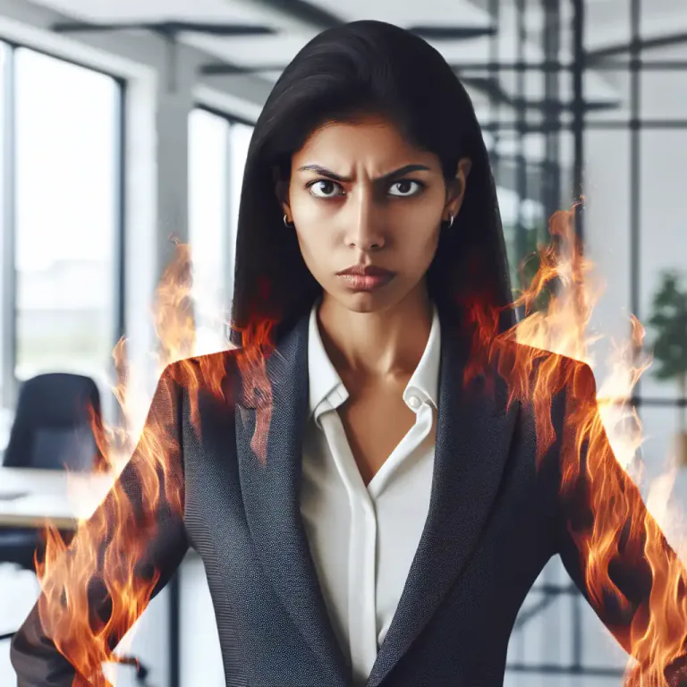 Visual representation of "dragon" - Someone who is very scary or fierce.