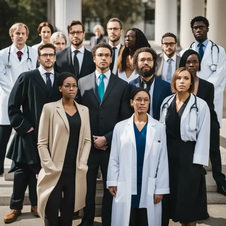 Visual representation of "profession" - A group of people who have a similar occupation, especially one that needs specialist training or skill