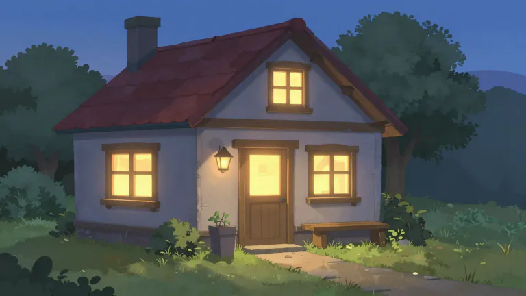 Visual representation of "home" - The place where one lives