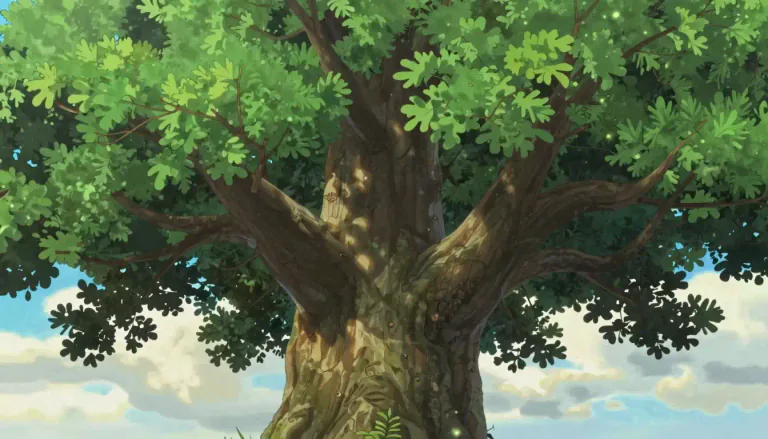 Visual representation of "bough" - A large branch of a tree