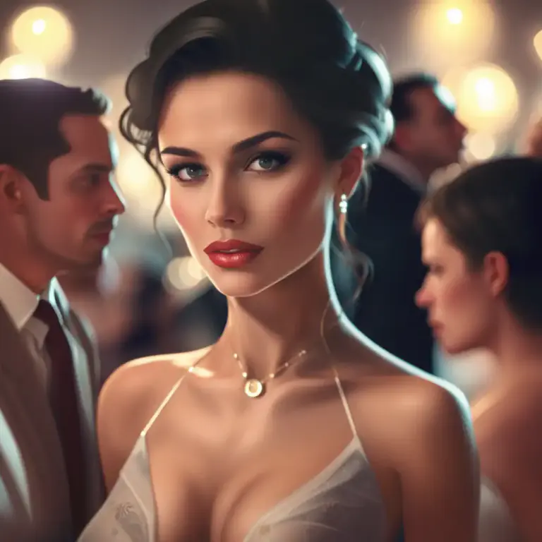 Visual representation of "provocative" - Arousing sexual desire