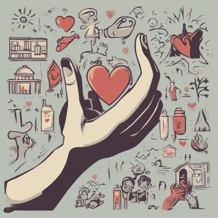 Visual representation of "good works" - Acts of kindness or charity done to help others.