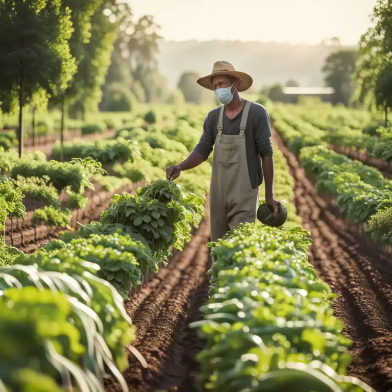 Visual representation of "biological" - Related to producing or using products from natural sources, often related to farming.