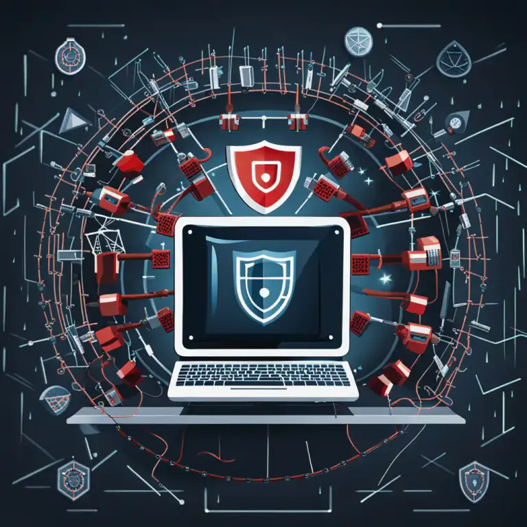 Visual representation of "hardening" - The process of making software or a computer system more secure from attack