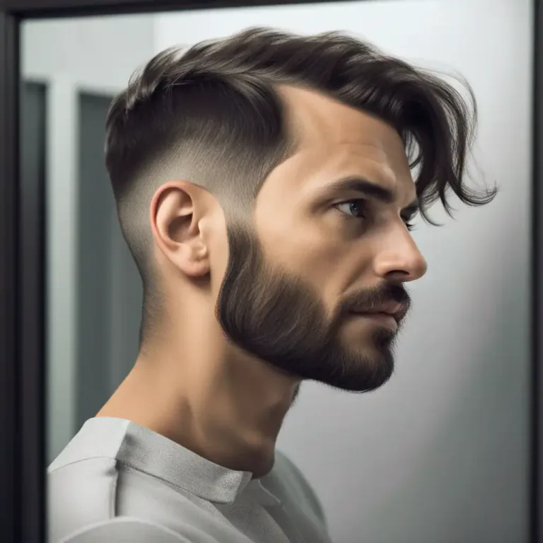 Visual representation of "grow out" - To let something, like hair or nails, get longer by not cutting it